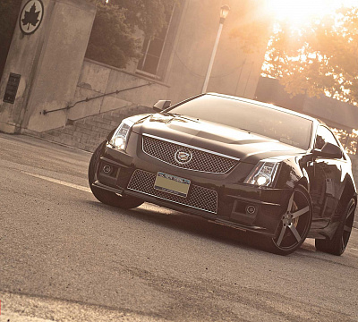 Фото дисков Vossen CV3 на Cadillac CTS II