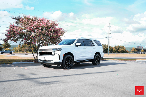 Фото дисков Vossen HF6-3 Черный глянец на Chevrolet Tahoe V