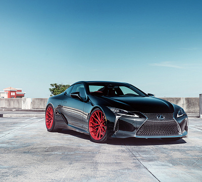 Фото дисков Vossen M-X4T на Lexus LC 500