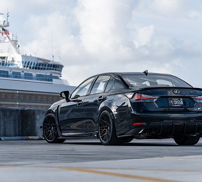 Фото дисков Vossen HF-7 на Lexus GS IV