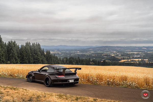 Фото дисков Vossen GEN-02 (3-piece) Черный сатин на Porsche 911 VI
