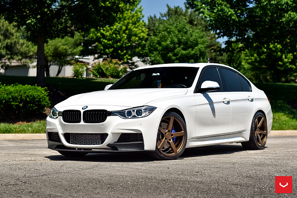 Фото дисков Vossen CV3 Сатиновая бронза на BMW 3/M3 (F3x/F80)