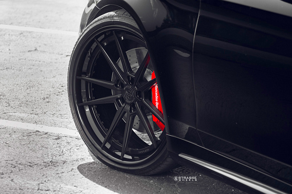 Фото дисков Strasse Wheels SV1 Deep Concave FS Черный сатин на Mercedes-Benz S-Class (W222, C217)