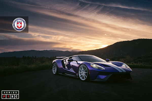 Фото дисков HRE P104SC Глянцевый лак на Ford GT II