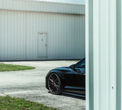 Фото дисков Vossen HF-4T на Audi E-tron GT