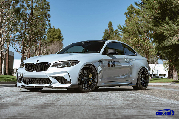 Фото дисков HRE P101 Черный глянец на BMW 2/M2 (F22/F87)