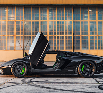 Фото дисков Brixton Forged PF7 на Lamborghini Aventador