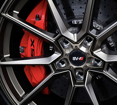 Фото дисков Savini SV-F4 на Acura NSX II