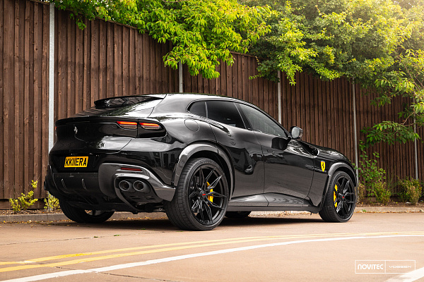 Фото дисков NOVITEC NF11 Черный сатин на Ferrari Purosangue