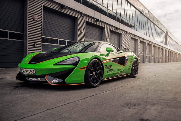 Фото дисков HRE R101 Lightweight Черный глянец на McLaren 570S