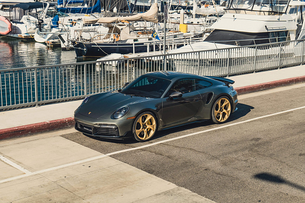 Фото дисков HRE 522M Сатиновое золото на Porsche 911 VIII
