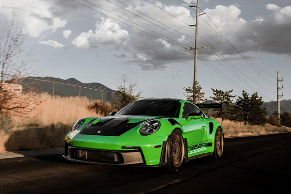 Фото дисков Brixton Forged TR20 Сатиновый темный лак на Porsche 911 VIII