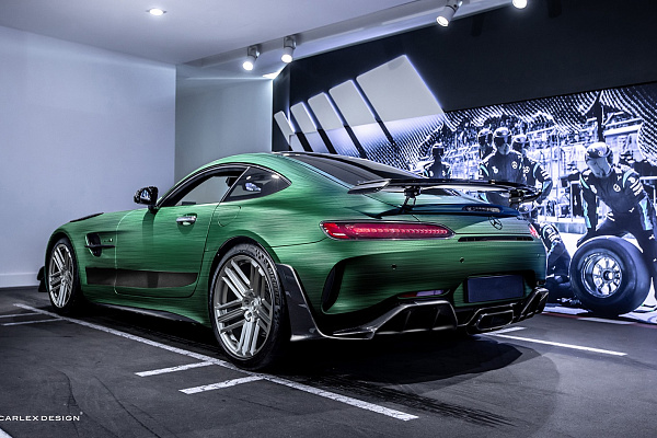 Фото дисков Carlex Design G-Falcon Глянцевый лак на Mercedes-Benz AMG GT I