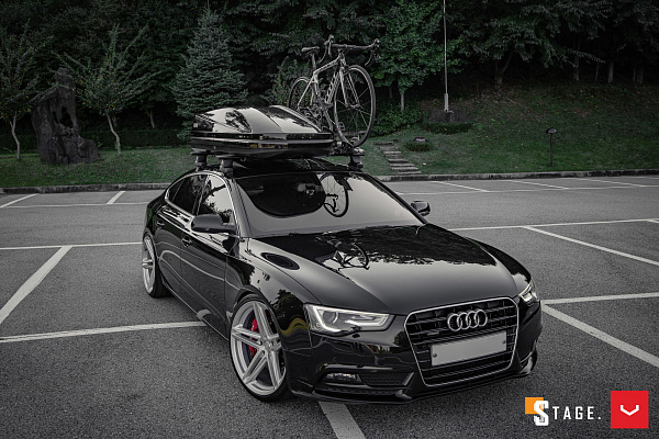 Фото дисков Vossen VFS-5 Серебро на Audi A/S/RS 5 (8T)