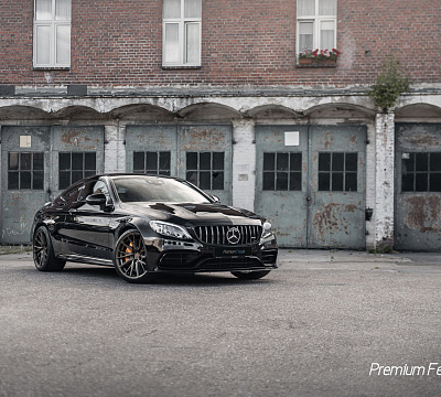 Фото дисков Vossen HF-4T на Mercedes-Benz C-Class (W205)