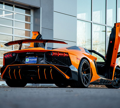 Фото дисков Strasse Wheels SM5R Deep Concave Monoblock на Lamborghini Aventador