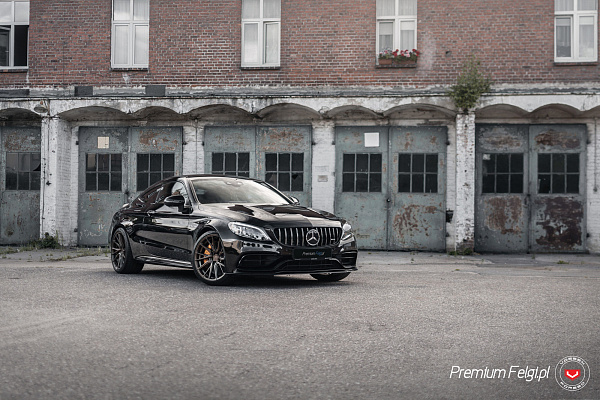 Фото дисков Vossen HF-4T Сатиновая бронза на Mercedes-Benz C-Class (W205)