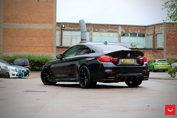 Фото дисков Vossen HF-5 Черный сатин на BMW 4/M4 (F32/F82)