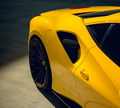 Фото дисков Vossen M-X2 на Ferrari 488