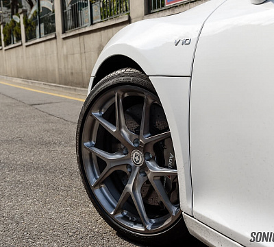 Фото дисков HRE P101 на Audi R8 (Typ 42)