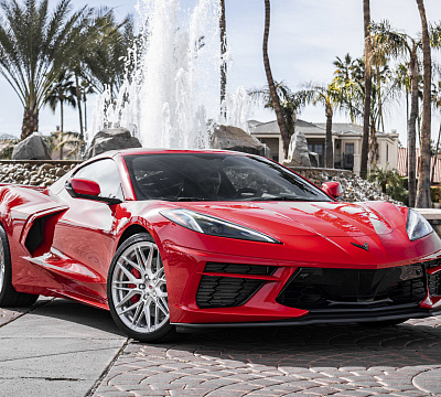 Фото дисков Vossen EVO-5 на Chevrolet Corvette C8