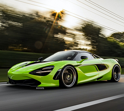 Фото дисков Strasse Wheels SV10M Deep Concave FS на McLaren 720S