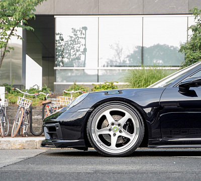 Фото дисков HRE 527 на Porsche 911 VIII