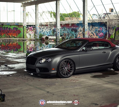 Фото дисков HRE P103 на Bentley Continental GT II