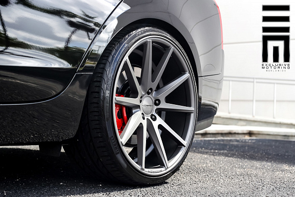 Фото дисков Vossen VFS-1 Серебро на Cadillac ATS