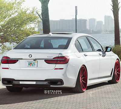 Фото дисков Strasse Wheels SV10T Deep Concave FS на BMW 7 (G11/G12)