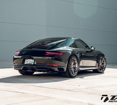 Фото дисков HRE P101 на Porsche 911 VII