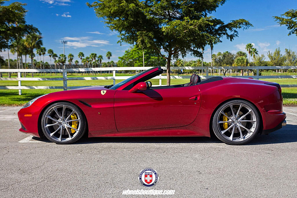 Фото дисков HRE P204 Сатиновый тонированный лак на Ferrari California