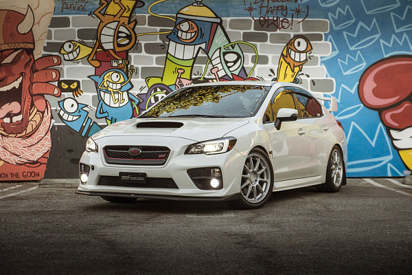 Фото дисков Motegi Racing MR140 SS10 Серебро на Subaru WRX VA