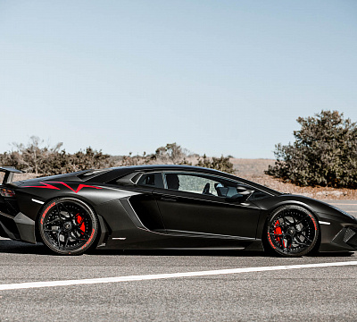 Фото дисков Brixton Forged PF5 на Lamborghini Aventador