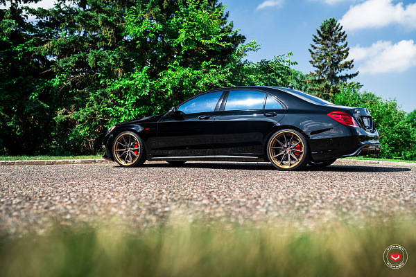Фото дисков Vossen EVO-2R (3-Piece) Глянцевая медь на Mercedes-Benz S-Class (W222, C217)