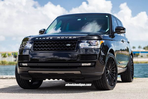 Фото дисков HRE S209 Черный сатин на Range Rover IV