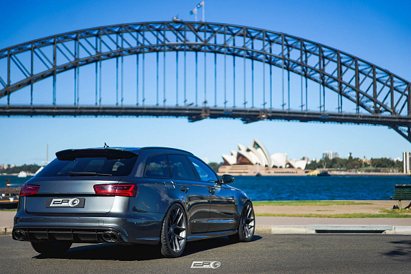 Фото дисков HRE P101SC Сатиновый темный лак на Audi A/RS 6 (C8)