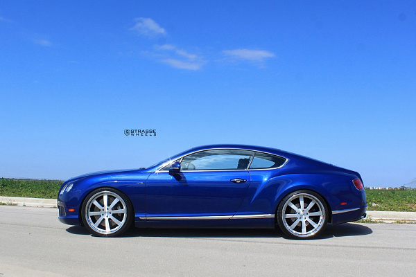 Фото дисков Strasse Wheels T8 Signature Глянцевый лак на Bentley Continental GT II