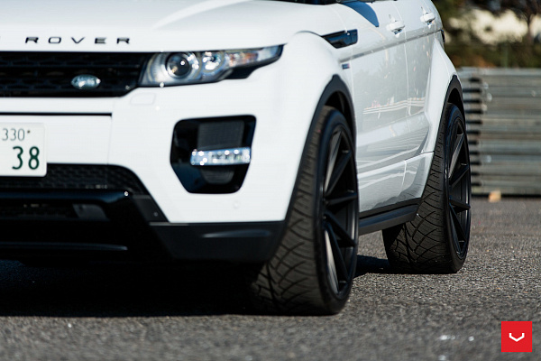 Фото дисков Vossen CVT Черный сатин на Land Rover Range Rover Evoque I