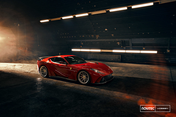 Фото дисков NOVITEC NF10 Глянцевый лак на Ferrari 812