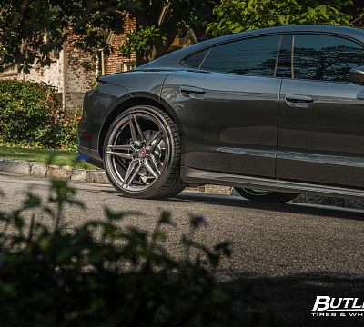 Фото дисков Vossen EVO-1 на Porsche Taycan I