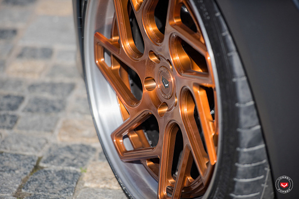 Фото дисков Vossen CG-209T (3-Piece) Глянцевая медь на Mercedes-Benz C-Class (W205)