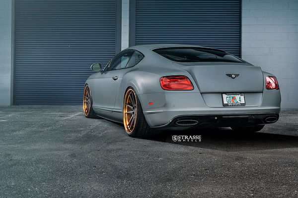 Фото дисков Strasse Wheels SV1 Deep Concave FS Другой цвет на Bentley Continental GT I