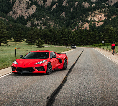 Фото дисков Vossen HF-2 на Chevrolet Corvette C8