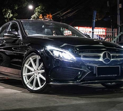 Фото дисков Vossen VFS-10 на Mercedes-Benz C-Class (W205)