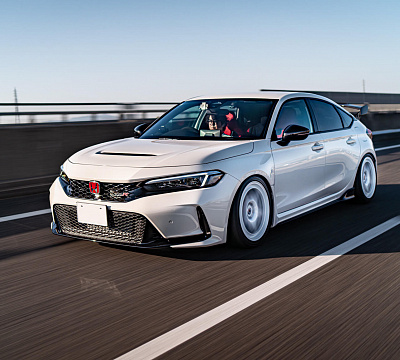 Фото дисков HRE 305 GT на Honda Civic Type R FL5