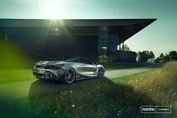 Фото дисков NOVITEC MC3 Черный сатин на McLaren 720S