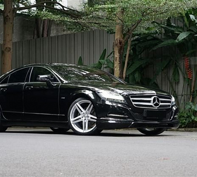 Фото дисков Vossen VFS-5 на Mercedes-Benz CLS (C218)