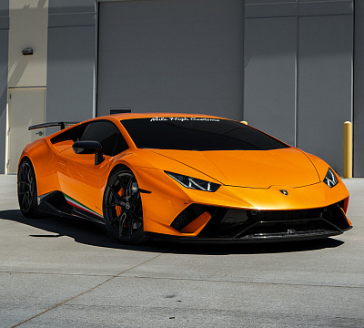Фото дисков Vossen HF-5 на Lamborghini Huracan