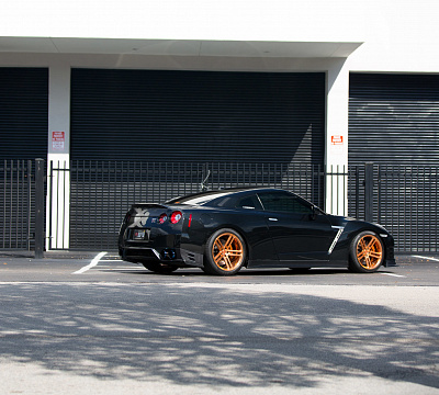 Фото дисков Vossen CG-202 на Nissan GT-R